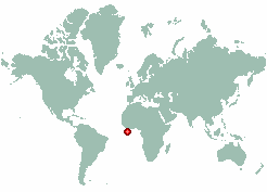 Bleje in world map